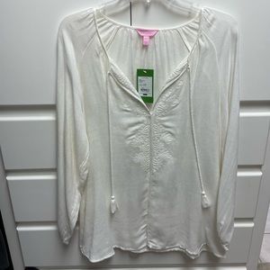 Lilly Pulitzer Etta Long Sleeve Top